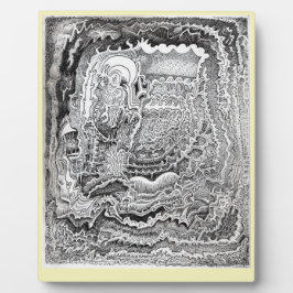 Een herinnering van de oude hersenen  fotoplaat