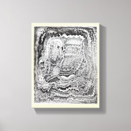 Een herinnering van het oude brein canvas afdruk