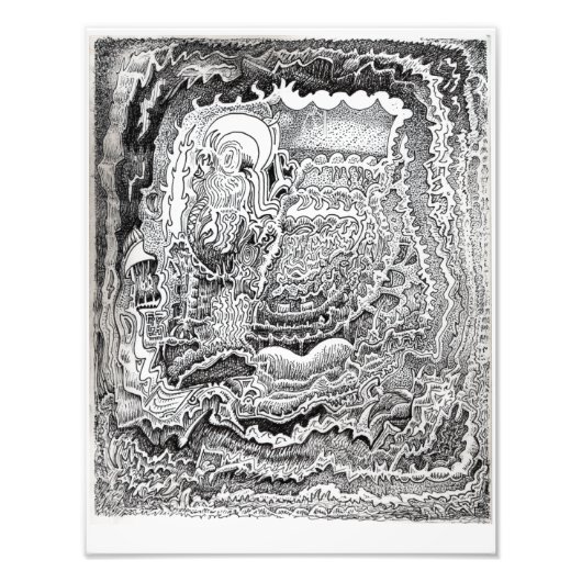 Een herinnering van het oude brein foto afdruk (Voorkant)