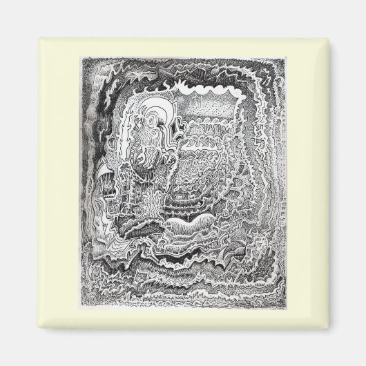 Een herinnering van het oude brein magneet (Voorkant)