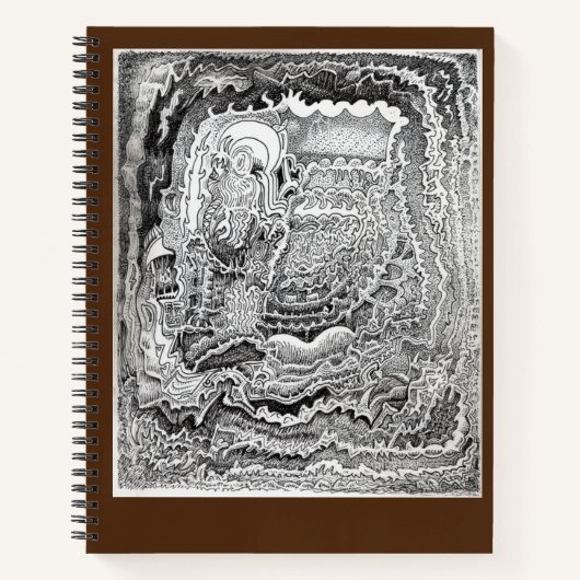 Een herinnering van het oude brein notitieboek (Voorkant)