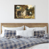 Een Hermit voor een Grotto door Jan Brueghel de El Canvas Afdruk (Insitu (Slaapkamer))