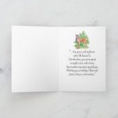 Een hertenpersoonlijkheid verjaardagsfeest dier kaart (Binnen)