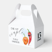 Eén Hete Stel Bruiloft Bedankdoosjes (Achterkant)