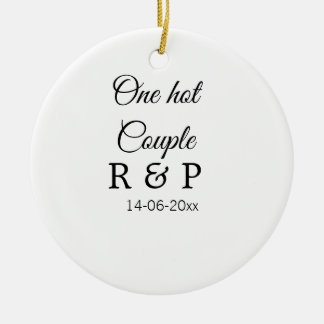 Één hete voeg de datum van de de brievenbrief van keramisch ornament