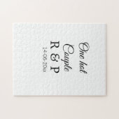 Één hete voeg de datum van de de brievenbrief van  legpuzzel (Horizontaal)