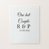 Één hete voeg de datum van de de brievenbrief van  legpuzzel (Verticaal)