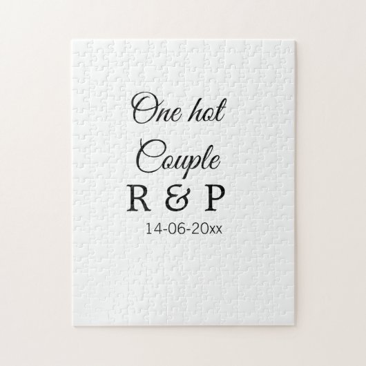 Één hete voeg de datum van de de brievenbrief van  legpuzzel (Verticaal)