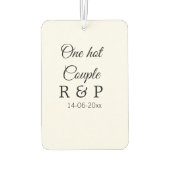 Één hete voeg de datum van de de brievenbrief van  luchtverfrisser (Achterkant)