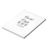 Één hete voeg de datum van de de brievenbrief van  notitieblok (Linkerzijde)