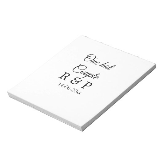 Één hete voeg de datum van de de brievenbrief van notitieblok (Linkerzijde)