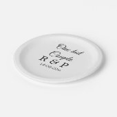 Één hete voeg de datum van de de brievenbrief van  papieren bordje (Gekanteld)