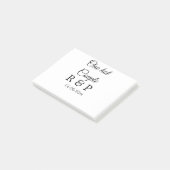 Één hete voeg de datum van de de brievenbrief van post-it® notes (Schuin)
