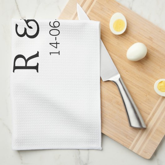 Één hete voeg de datum van de de brievenbrief van theedoek (Quarter Fold)