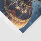 Een heteluchtballon vol met ondeugende kobollen - tissuepapier (Detail)