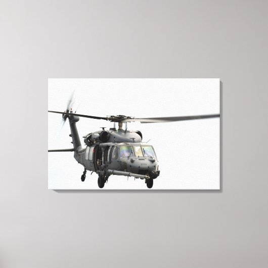 Een HH-60 Pave Hawk-helikopter Canvas Afdruk (Voorkant)