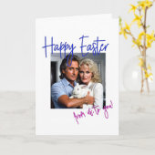 Een hilarische Pasen kaart voor fans van 80-films (Gele Bloem)