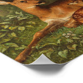 Een hinde met Fawn | Carl Schweninger, Jr. Poster (Hoek)