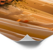 Een Hindoe Indiase bruiloft olie schilderij Poster (Hoek)