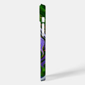 Een hint van paarse magie - Flower power Case-Mate iPhone Case (Achterkant / Links)