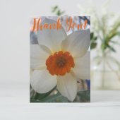 Een hint van Z "Dank u"-kaart Bedankkaart (Staand voorkant)