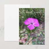 Een hint van Z "Met diepste sympathie" kaart (Voorkant / Achterkant)