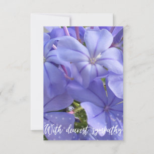 Een hint van Z "Met liefste sympathie" kaart