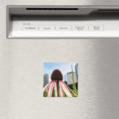 Een hint van Z "Pink and White Floral" magneet (Insitu (Vaatwasser))