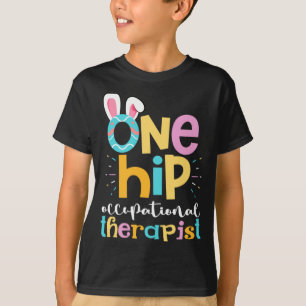 Een hip werktherapeut Paashaas Eieren O T-shirt
