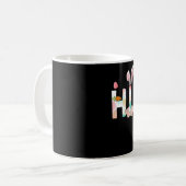 Een hippe leraar  koffiemok (Voorkant links)