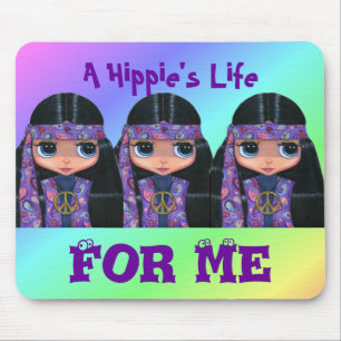 Een hippieleven voor mij Mousepad Muismat