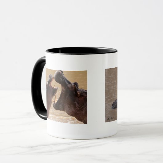 Een Hippo Morning Mok (Voorkant links)