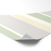 Een hoed van een Baby shower bruin bezit banner Poster (Hoek)