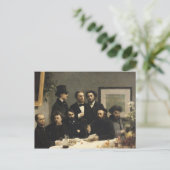Een hoek van de tabel, 1872 briefkaart (Staand voorkant)