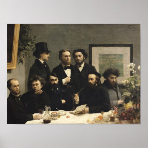 Een hoek van de tabel, 1872 poster