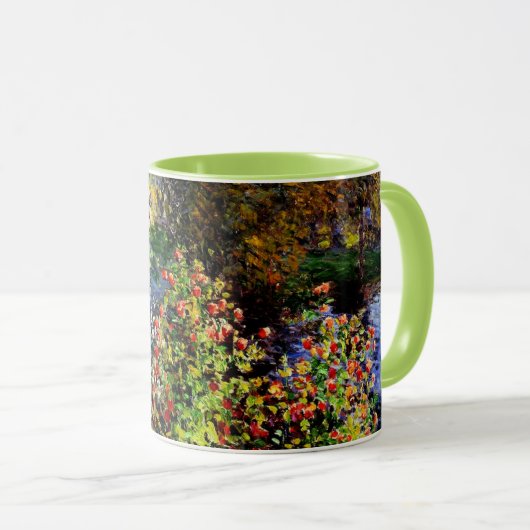 Een hoek van de tuin in Montgeron Mok (Voorkant rechts)