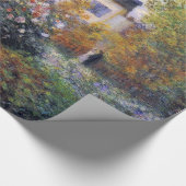 Een hoek van de tuin met Dahlias Claude Monet Cadeaupapier (Hoek)