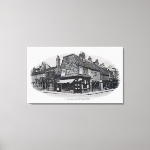Een hoek van Old Bromley Canvas Afdruk