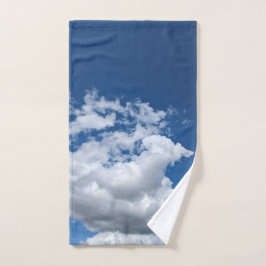Een hoek van zachte wolken handdoek