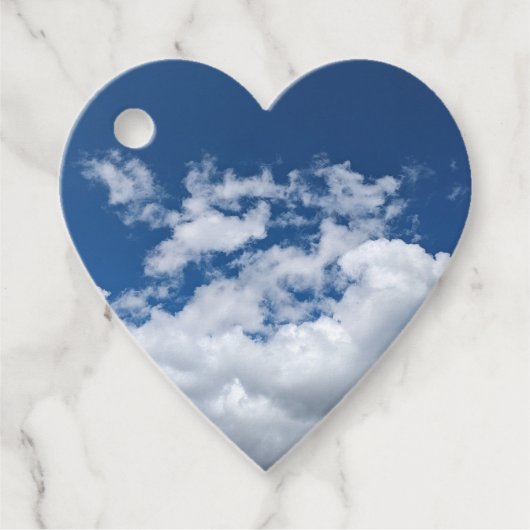 Een hoekje wolken bedankjes labels (Voorkant)