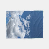Een hoekje wolken fleece deken (Voorkant (Horizontaal))