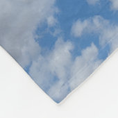 Een hoekje wolken fleece deken (Hoek)