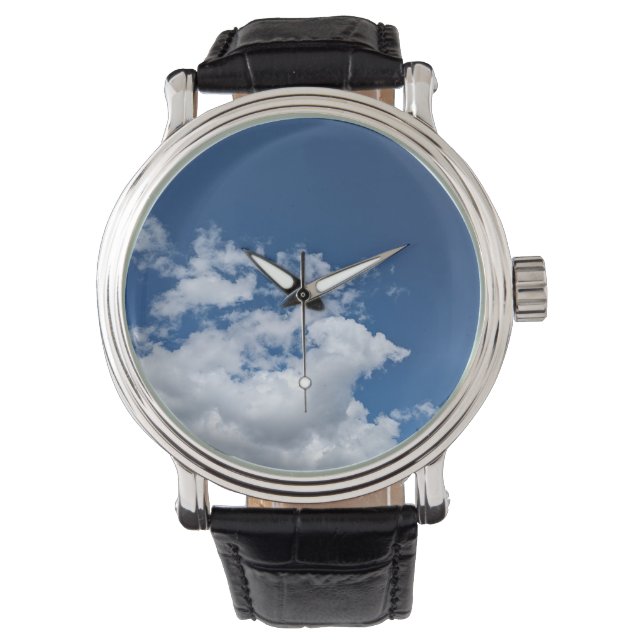 Een hoekje wolken horloge (Voorkant)