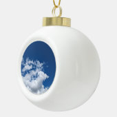 Een hoekje wolken keramische bal ornament (Rechts)