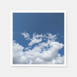 Een hoekje wolken servet