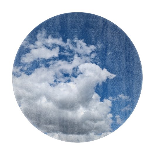 Een hoekje wolken snijplank (Voorkant)