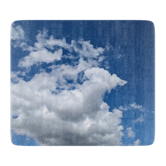 Een hoekje wolken snijplank (Voorkant)