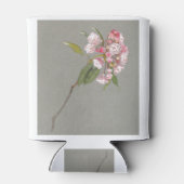 Een hoest bergLaurel met bladeren en bloesem Blikjeskoeler (Achterkant)