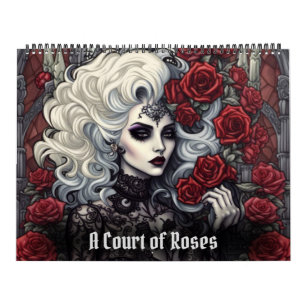 Een Hof van Rozen door Ivy en Bat Gothic Art Kalender