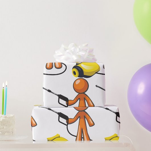 Een hogedrukreiniger gebruiken cadeaupapier